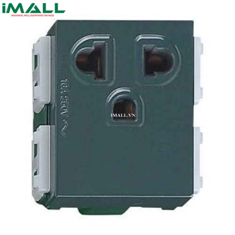 Ổ cắm đơn có màn che và dây nối đất PANASONIC WEV1181-7MYH