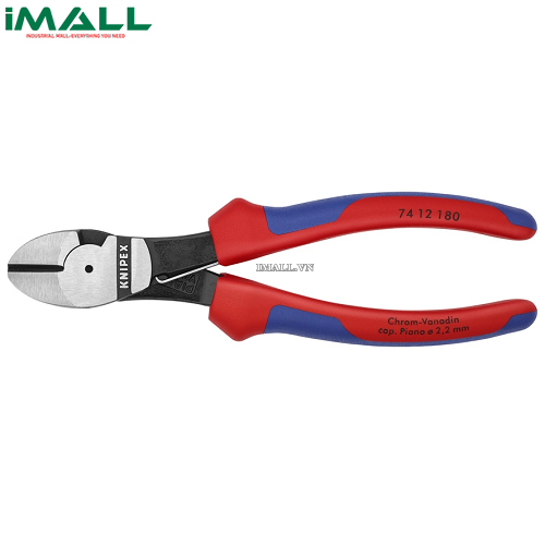 Kìm Cắt Thân Chéo (180mm) Knipex 74 12 180