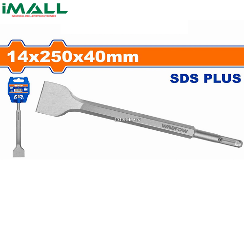 Mũi đục dẹp đuôi gài 14x250x40mm Wadfow WGZ1203