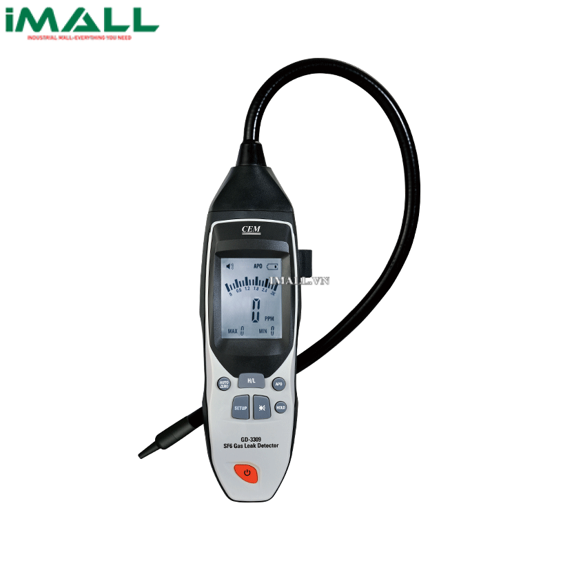 Máy phát hiện rò rỉ chất làm lạnh CEM GD-3309 (0~3000ppm;<2% F.S)