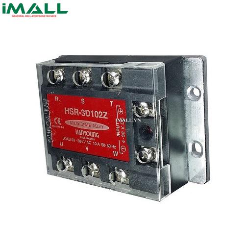 Rơ le bán dẫn Hanyoung nux HSR-3D102Z (4 – 32VDC, 10A, 3 Pha)