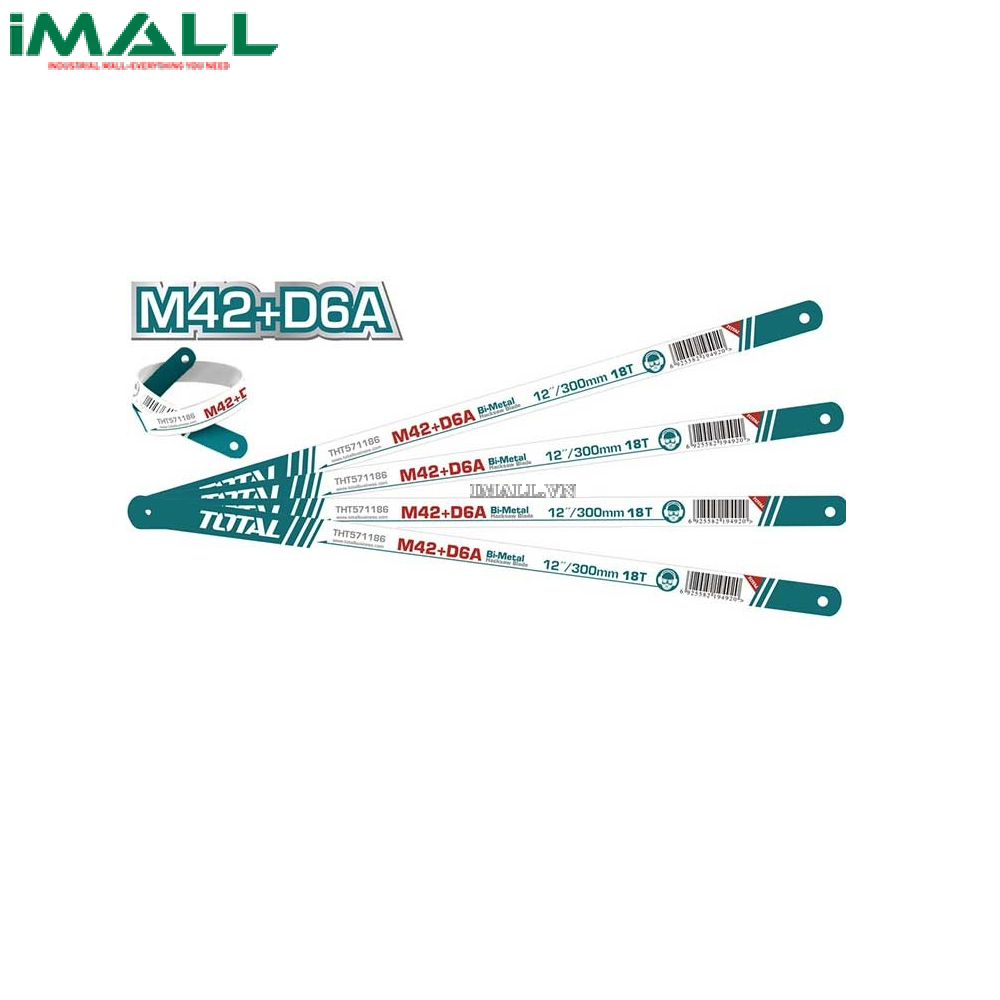 Lưỡi cưa thép kim loại 24 răng (12", 300mm) Total THT571246