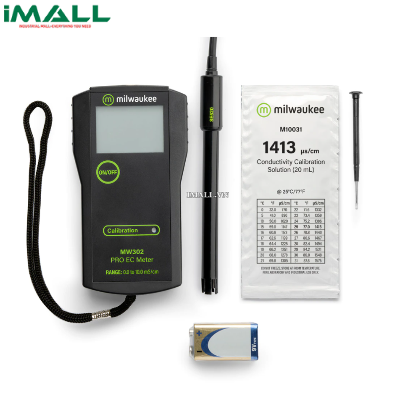 Máy đo EC cầm tay MILWAUKEE MW302 (PRO) (0.0~10.0 mS/cm)