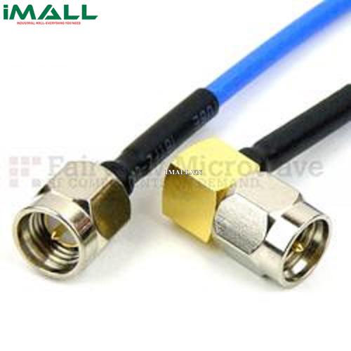 Cáp RA SMA Male - SMA Male Fairview SCA54086 ( RG-405 Coax; 12 GHz )