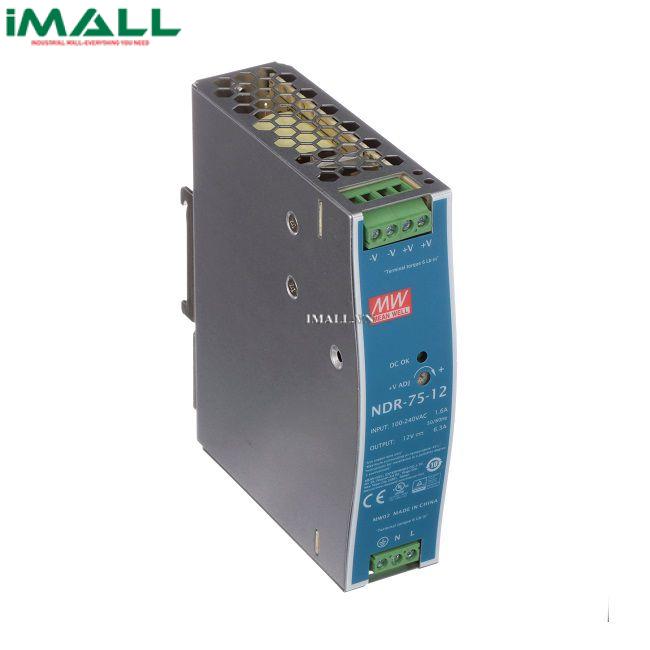 Bộ nguồn Meanwell NDR-75-12 (75W 12V 6.3A)