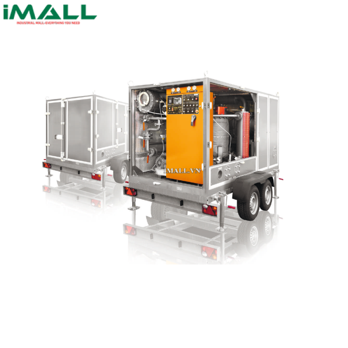 Máy lọc khử khí dầu bằng nhiệt và chân không GlobeCore UVM-15A (15m³/h; 15m³/h; 235kW)