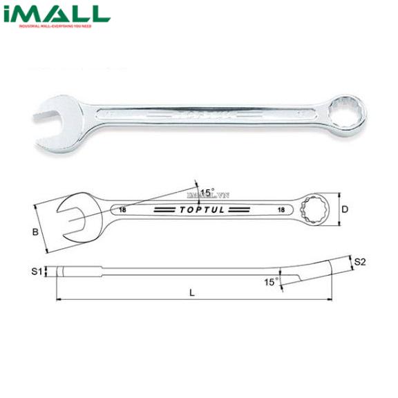Cờ lê vòng miệng TOPTUL AAEW1010 (10mm)