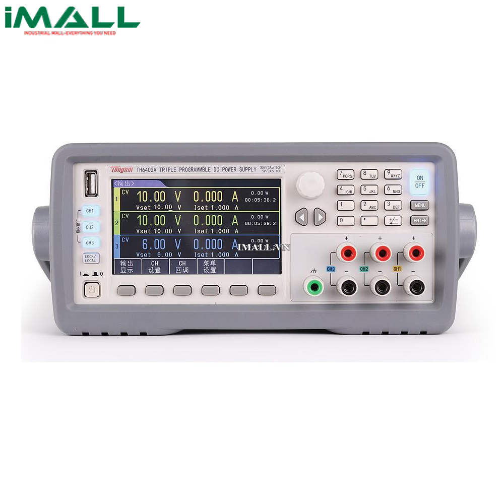 Nguồn lập trình DC Tonghui TH6402A (0-30V; 0-3A)