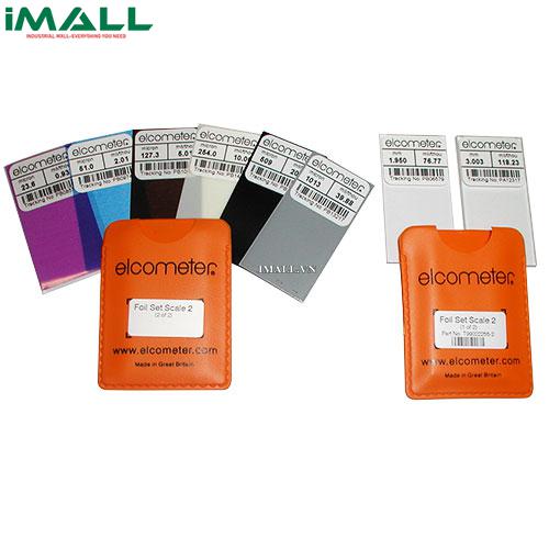 Bộ tấm chuẩn (cho máy đo độ dày lớp phủ) ELCOMETER Scale 2 (T99022255-2C)