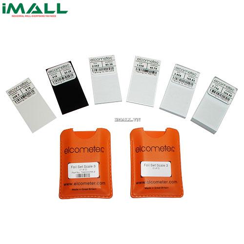 Bộ tấm chuẩn (cho máy đo độ dày lớp phủ) ELCOMETER Scale 3 (T99022255-3C)