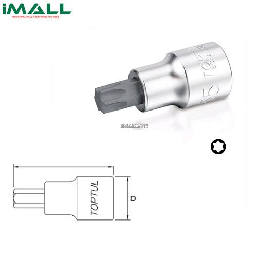 Đầu vít sao 1/4" TOPTUL BCFA081512