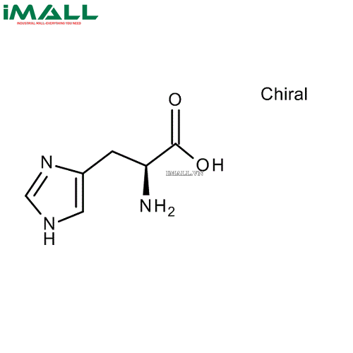 Hóa chất L-Histidine cho hóa sinh (C₆H₉N₃O₂, Chai thủy tinh 25g) Merck 1043510025