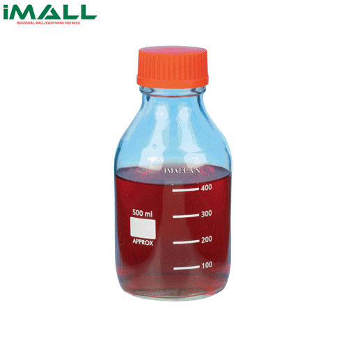Chai thủy tinh đựng hóa chất (thủy tinh, nắp GL45, trong suốt, 100ml) SciLab SL.Bot1001