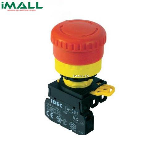 Nút dừng khẩn cấp nhấn nhả IDEC YW1B-V4E11R 1NO+1NC 22mm (Đỏ)