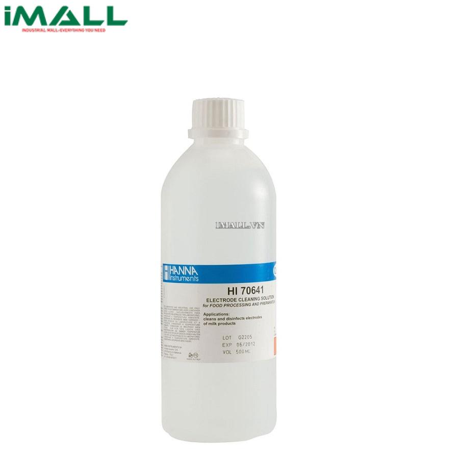 Dung Dịch Rửa Điện Cực Trong Các Sản Phẩm Từ Sữa HANNA HI70641L (500 mL)