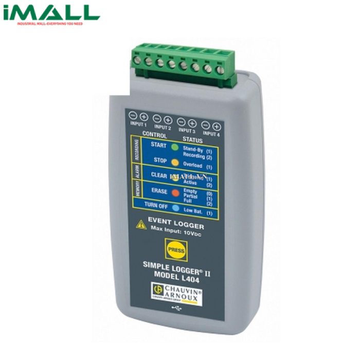 Máy ghi dữ liệu 4 kênh Chauvin Arnoux L404