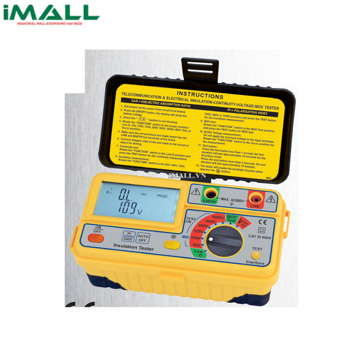 Thiết bị kểm tra cách điện SEW 1165 IN (1000V; 8GΩ)