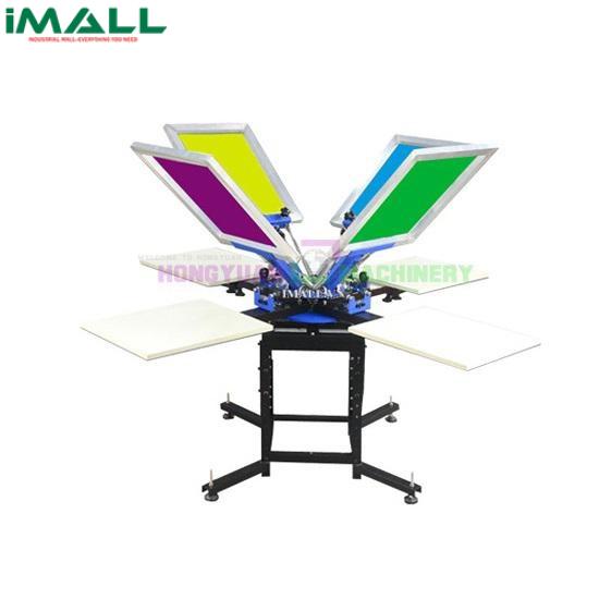 Máy in lụa bốn trạm thủ công Hoystar GW-450 (600pcs/h)