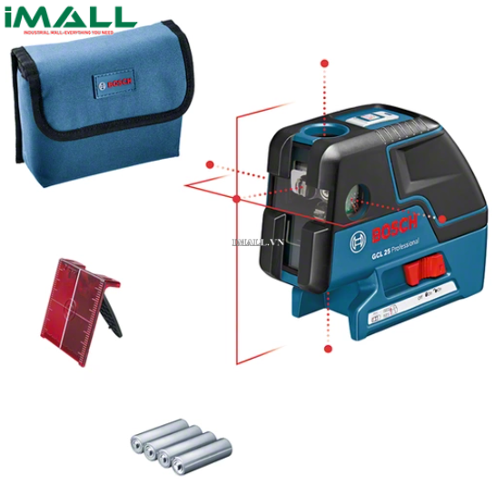 Máy cân mực Laser kết hợp tia và điểm BOSCH GCL 25 (10m, 0601066B00)