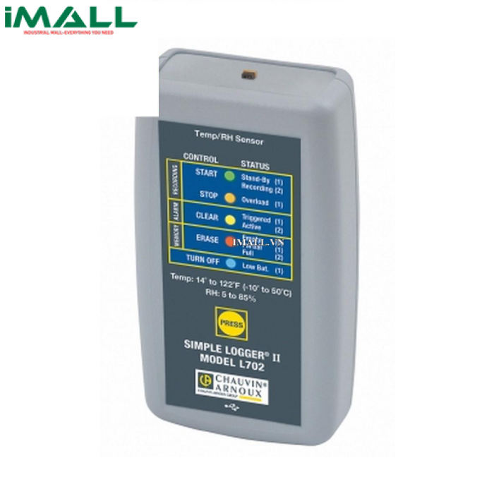 Máy ghi nhiệt độ, độ ẩm Chauvin Arnoux L702
