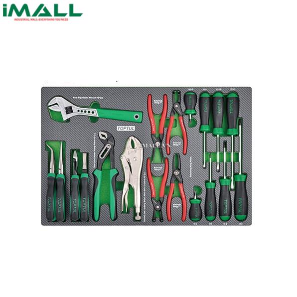 Bộ dụng cụ kìm tua vít bake 19 chi tiết TOPTUL GED1912