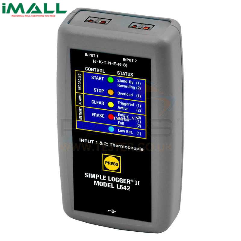 Máy ghi nhiệt độ 2 kênh Chauvin Arnoux L642 (P01157050, J, K, T, N...)