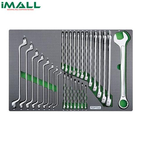 Bộ cờ lê 2 đầu vòng miệng 28 chi tiết (AAEX: 6 ~ 32 mm, AAEI: 6x7 ~ 20x22mm) Toptul GED2819
