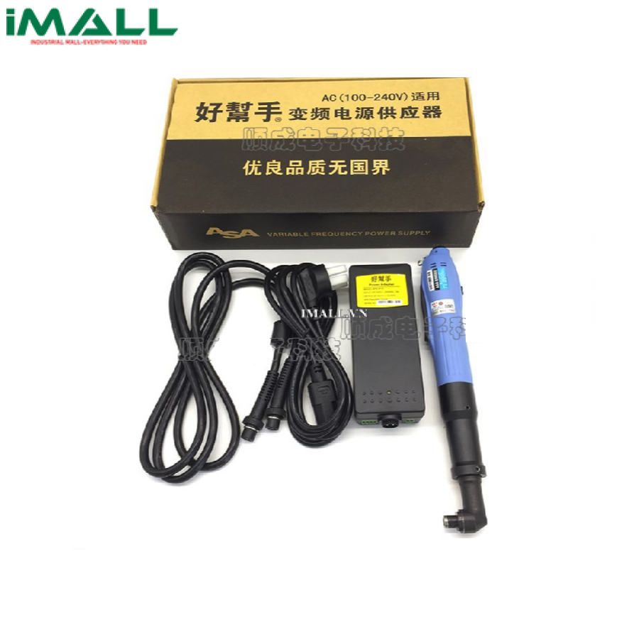 Tô vít điện tự động không chổi than kèm nguồn ASA BS-6000 R/A (Đầu 90°, 2.0-16.0kgf-cm, 1/4")
