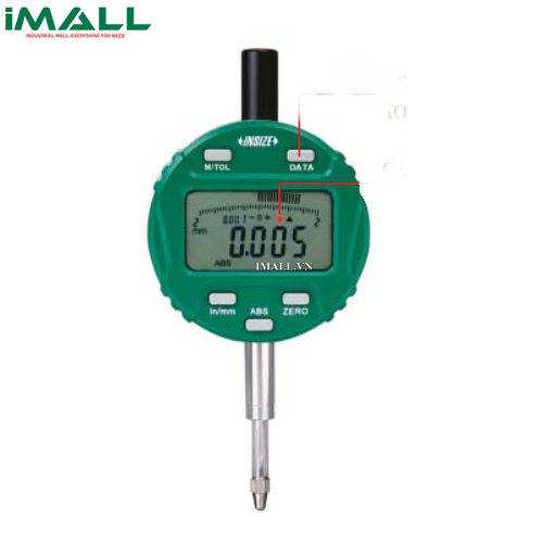 Đồng hồ so điện tử INSIZE 2103-10Q (12.7mm/0.5”; 0.001mm, nắp lưng có tai cài)