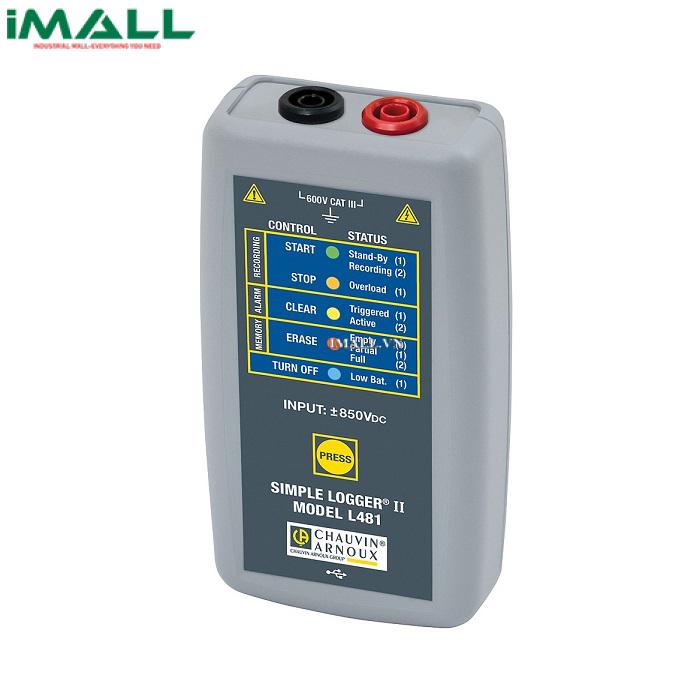 Máy ghi điện áp DC Chauvin Arnoux L481 (P01157110, -850 Vdc ~ +850 Vdc)