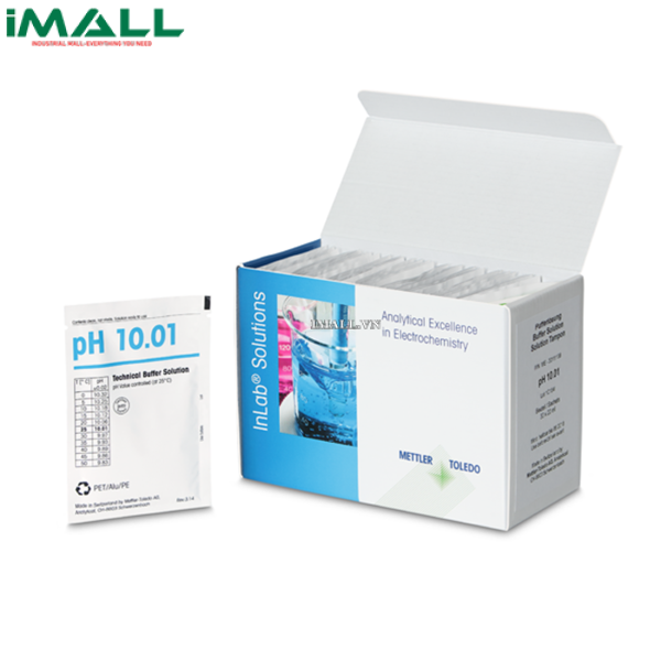 Dung Dịch Chuẩn pH 10.00 METTLER TOLEDO 51302079 (30 gói x 20mL)