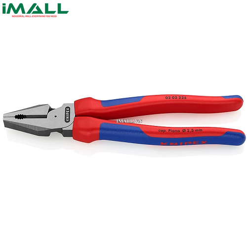 Kìm Đa Năng Lưỡi Cắt 63 HRC Dài 225mm, Tay cầm êm Knipex 02 02 225