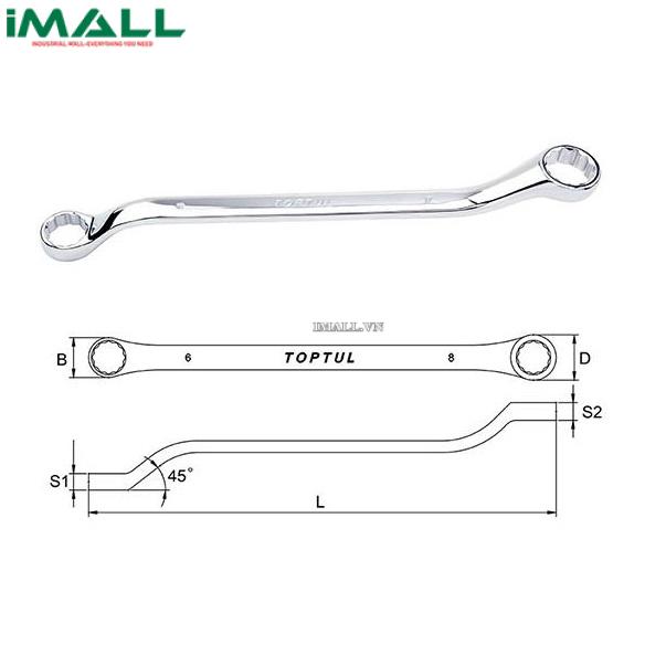 Cờ lê 2 đầu vòng toptul 45° TOPTUL AAEH1012
