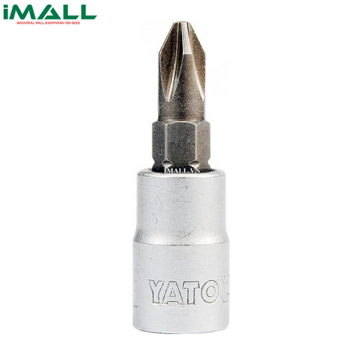 Đầu tuýp ra đầu vít Yato YT-7678 (1/4", PZ3, 44.1Nm)