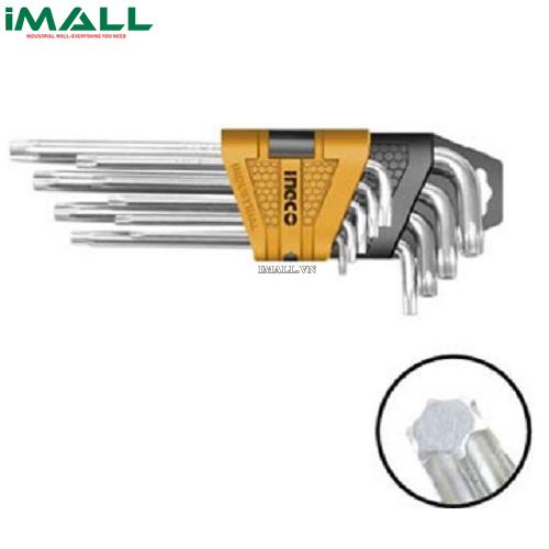 Bộ lục giác bông dài 9 cây (T10~T50) INGCO HHK13091