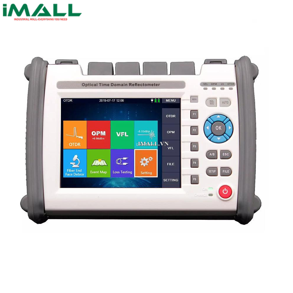 Máy đo quang OTRD màn hình cảm ứng SKYCOM T-OT750-S-A28 (1310/1550nm, 28/26dB)