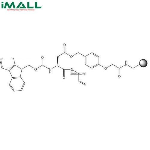 Hóa chất Fmoc-Asp(Wang resin LL)-OAll (100-200 mesh) (Chai thủy tinh 5g) Merck 8561210005