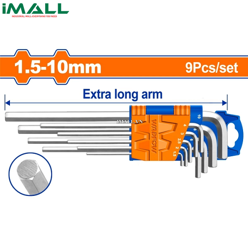 Bộ 9 chìa mở lục giác 1.5- 10mm Wadfow WHK1292