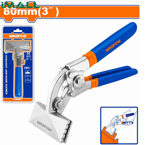 Kềm kẹp mỏ cong dẹp 3" Wadfow WZB8002