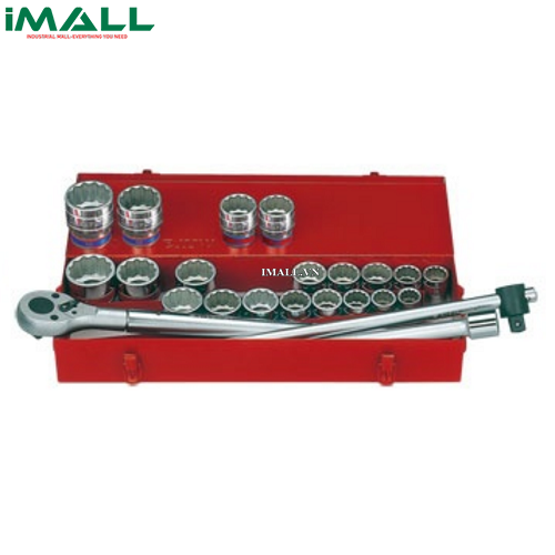 Bộ tuýp 24 chi tiết hệ inch &amp; hệ mét Kingtony 6224CR (3/4")