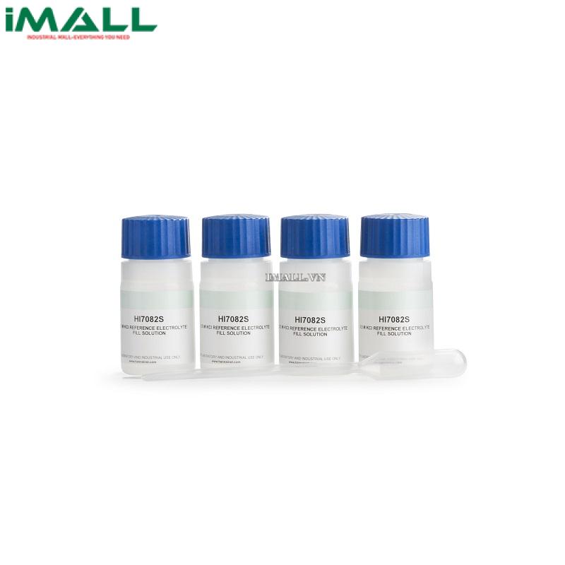 Dung dịch KCl3.5M châm điện cực pH mối nối đôi HANNA HI7082 (Bộ 4 chai 30mL)