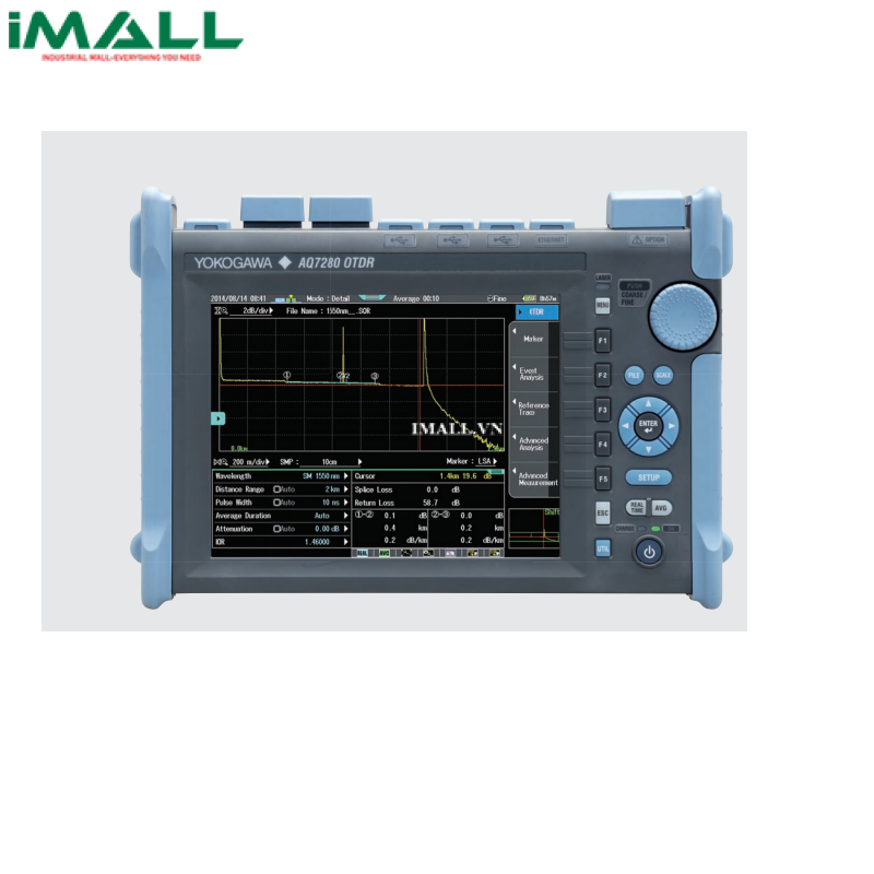 Máy kiểm tra cáp quang OTDR Yokogawa AQ7284A (Single Mode 1310,1550,nm,512 km)