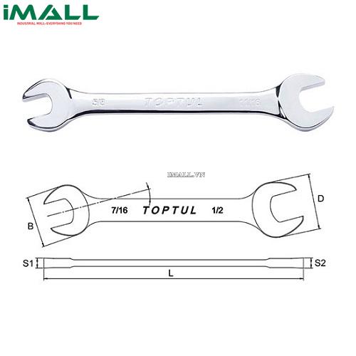 Cờ lê 2 đầu mở toptul ACAJ1012