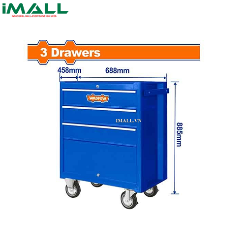 Tủ đựng dụng cụ 3 ngăn kéo688x458x735 mm Wadfow WCS2A03