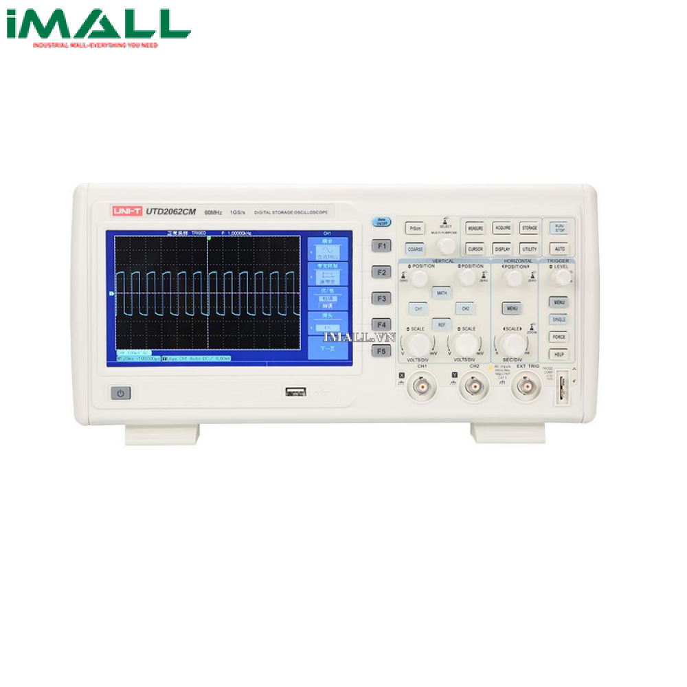 Máy hiện sóng số UNI-T UTD2062CM (60MHz, 1GS/s, 2CH)
