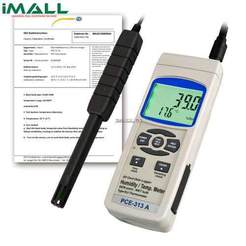 Thiết bị đo ghi nhiệt độ, độ ẩm PCE 313A-ICA