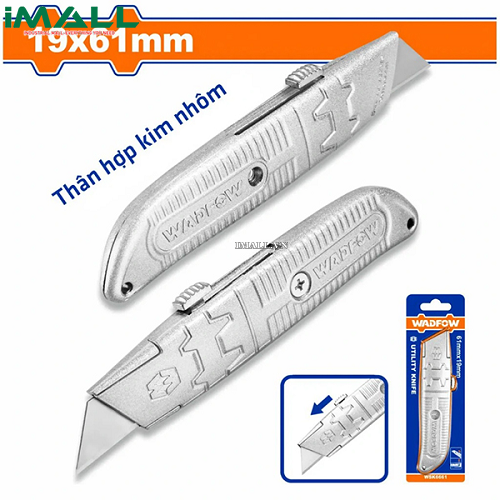 Dao rọc tiện dụng 19x61mm Wadfow WSK6661