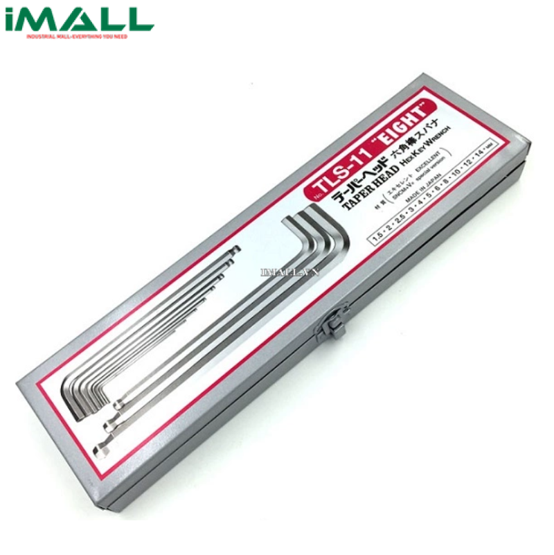 Bộ lục giác chìm EIGHT TLS-11 (11 cái, 1.5~14mm)