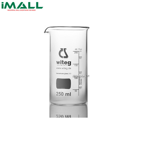 Cốc đong cao thành có logo Witeg WITEG 5 502 800 B (800ml; 10 cái)