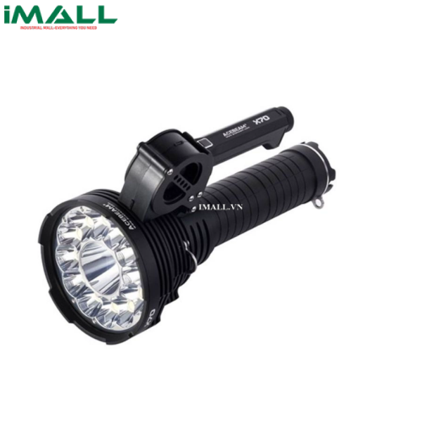 Đèn Pin Siêu Sáng ACEBEAM X70 (ACEX70, 12 BÓNG XHP70.2, 1 BÓNG XHP35 HI, 60000 Lumen, Chiếu Xa 1115m)